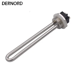 DERNORD Solar Heating Element DC 12v 300w Tubular Heater for Wind Generator Turbine Solar Energy