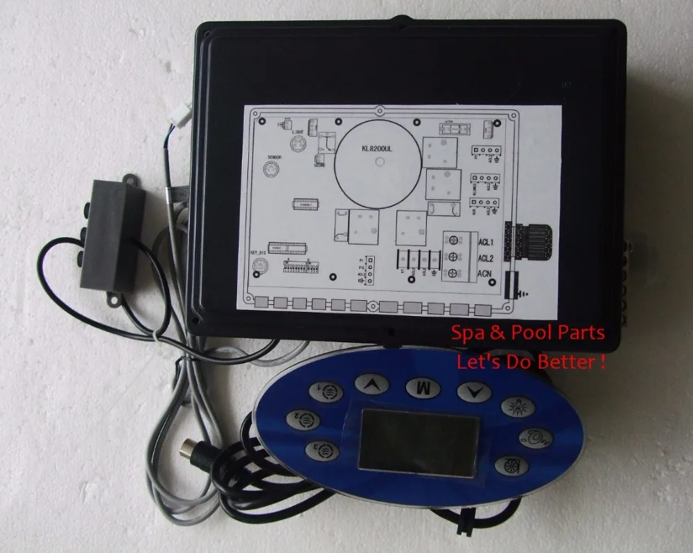 Ethink KL8200 hot tub controller Pack Control Box + Display Panel Fit KL8100 EnergySaver Spa Equipment