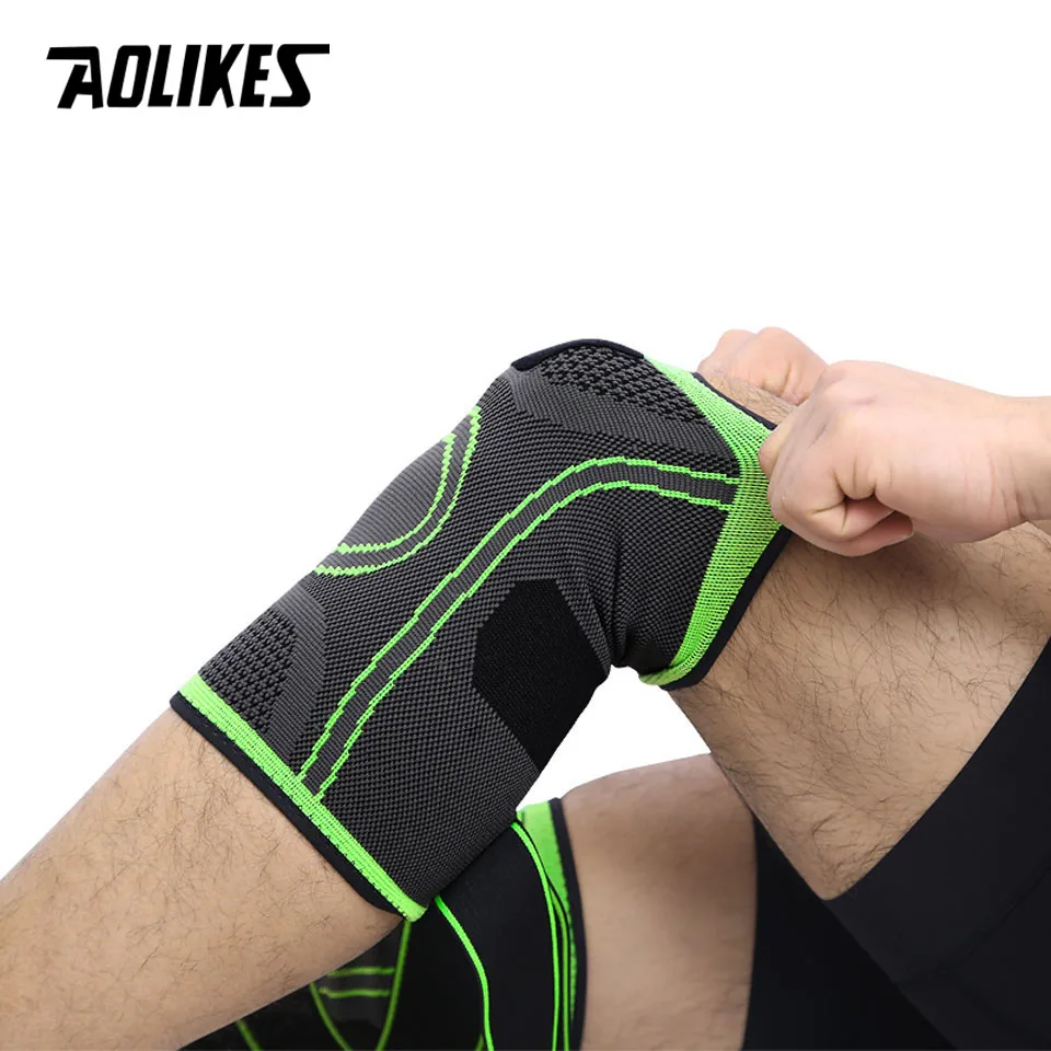 AOLIKES 1PCS Knee Pads Braces Sports Support Kneepad Men Women for Arthritis Joints Protector Fitness Compression Sleeve