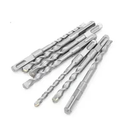 150mm shank shape round&square Carbide Masonry Drills Rotary Hammer Impact Drill Bits Set for Drilling Concrete Brick Tile