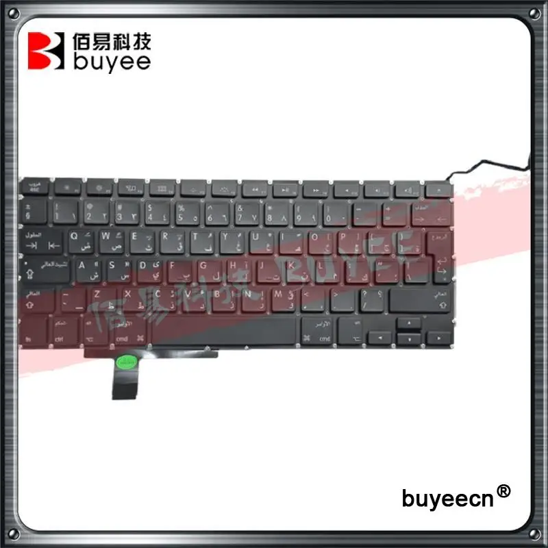 

Новая A1297 AR Клавиатура для Apple Macbook Pro 17 дюймов A1297 арабская клавиатура 2009 2010 2011 большая версия для замены ноутбука