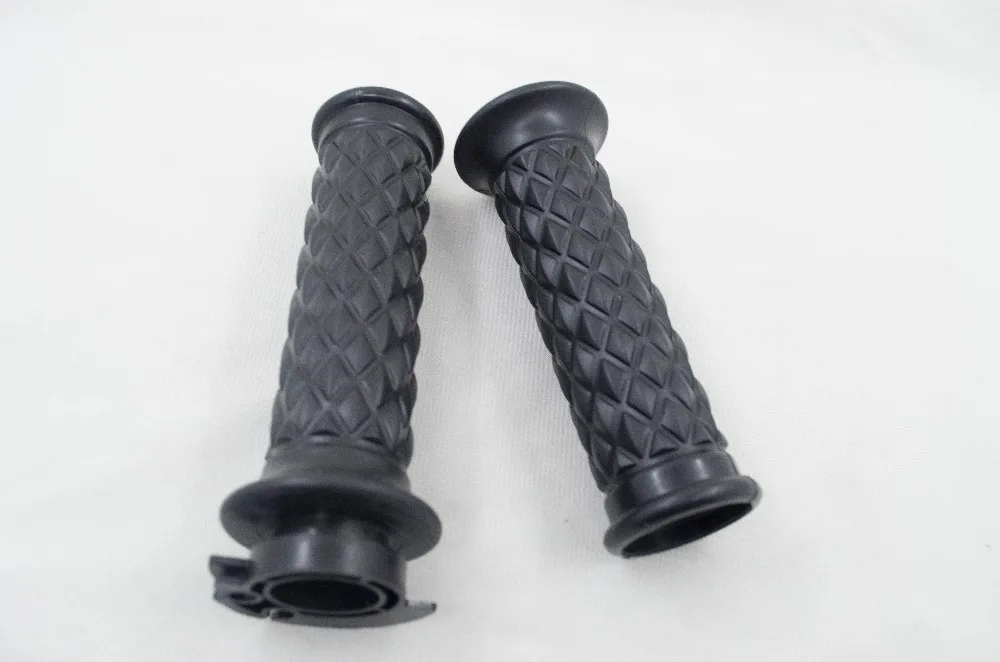 7/8\'\' Motorcycle Handlebar Hand Grips Bar End 1 Pair For Cafe Racer Triumph Bonneville T100 SE Scrambler Thruxton