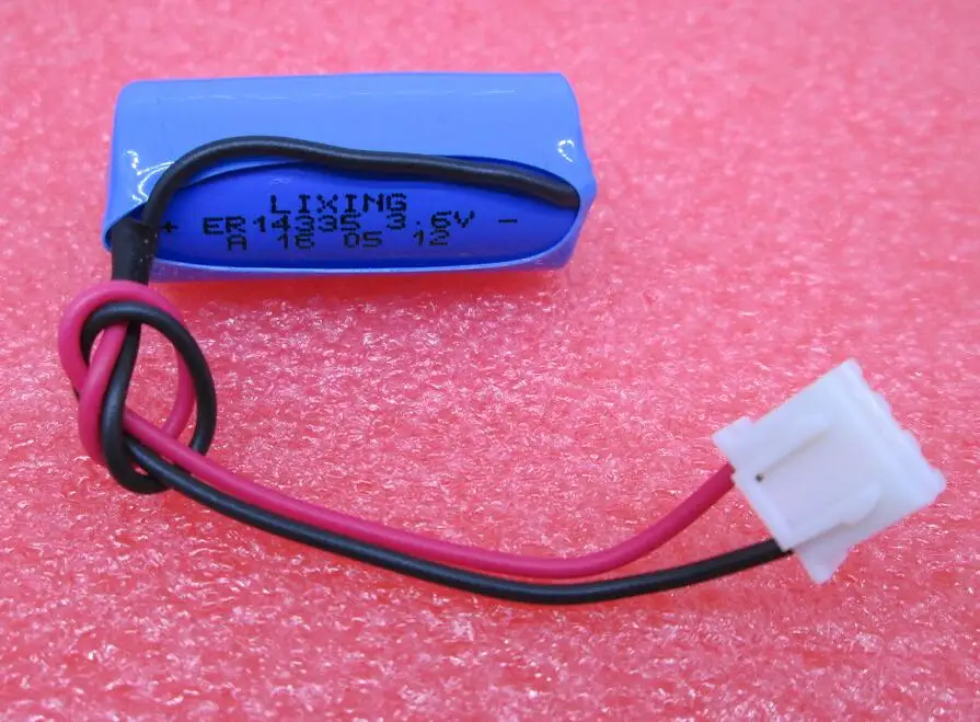 NOVA bateria de lítio ER14335 14335 3.6V 1600mah bateria de instrumento com polpa (3 furos 2 linhas)
