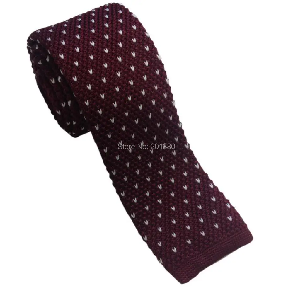 2018 stripe knitted Ties neck Tie Men's necktie Polyester wool cravat high quality