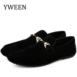 YWEEN-Mocassins de slip-on confortáveis masculinos, sapatos casuais, sapatilhas da moda, primavera, outono, novo, atacado