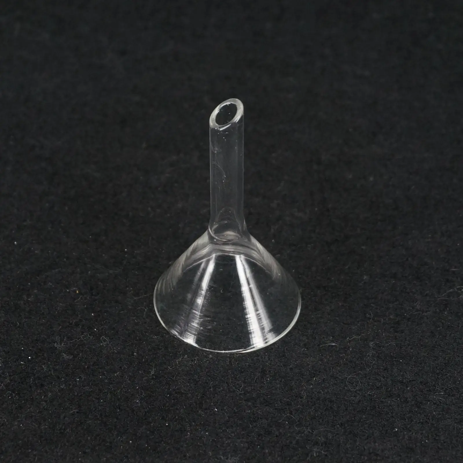 40mm miniaturowy szklany lejek ze szkła borokrzemianowego trójkąt lejek