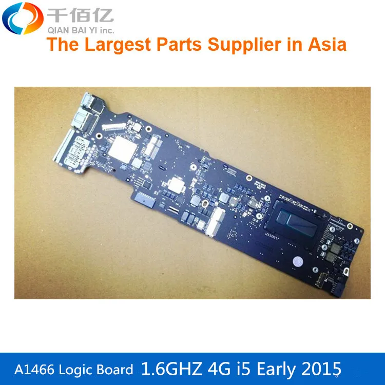 

New laptop Logic board A1466 motherboard 1.6GHZ 4G I5 820-00165-02 for Macbook Air 13' Early 2015