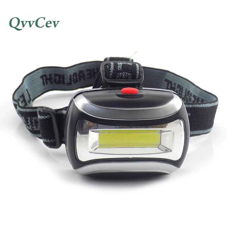 Mini high Power COB Led headlamp flashlight bright AAA head light lamp torch lampe frontale headlight for camping fishing