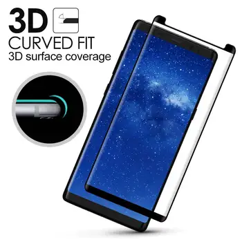 3D zakřivené tvrzené sklo pro Samsung Galaxy Note 9, celoplošné ochranné 9H sklo, ochranná fólie proti výbuchu pro SM-N9600 12 nejlepší prodej displej sm n9600 - №7
