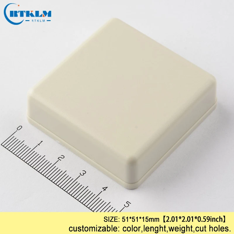 ABS plastic project case Plastic Tracker Small design Device enclosure diy electric junction box instrument box 51*51*15mm IP54