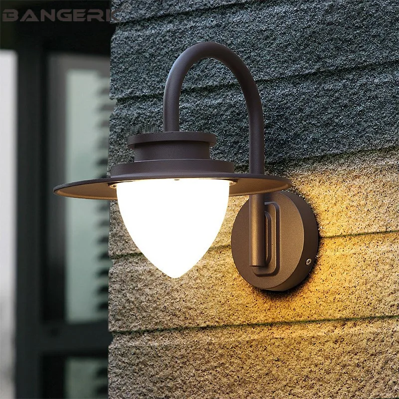 

Nordic Outdoor Modern Wall Lamp Aluminum Waterproof LED Porch Lights Sconce Wall lamps Garden Balcony Home Decor Lighting