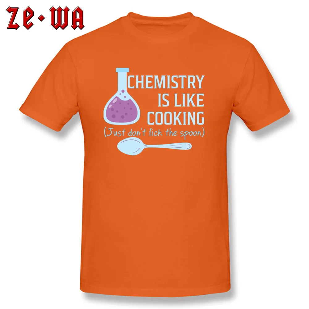 100% Cotton Men T-Shirt Geek Chemistry Is Like Cooking Funny T Shirt Short Sleeve Tops & Tees 2019 New Fashion Letter Tshirt