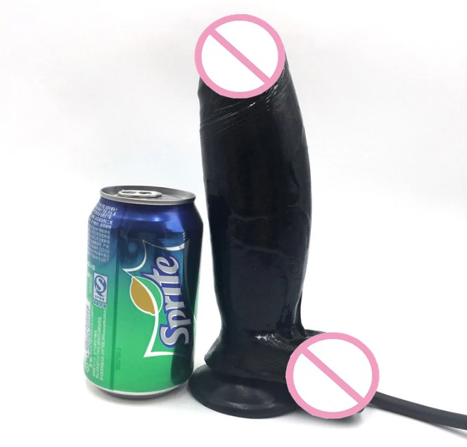 Female Realistic Inflatable Huge Dildo Penis Big Cock Sucker Dick Sex Shop Adult Products With Pressure Pump Sex Toys For Woman