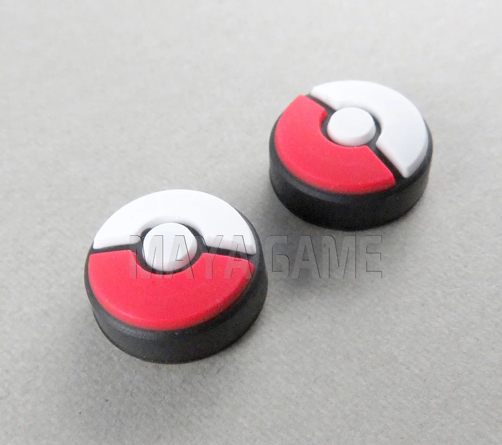 10pcs For Poke Ball Plus Rubber Grip Cover For Nintendo Switch NS Pokeball Analog Thumb stick Cap