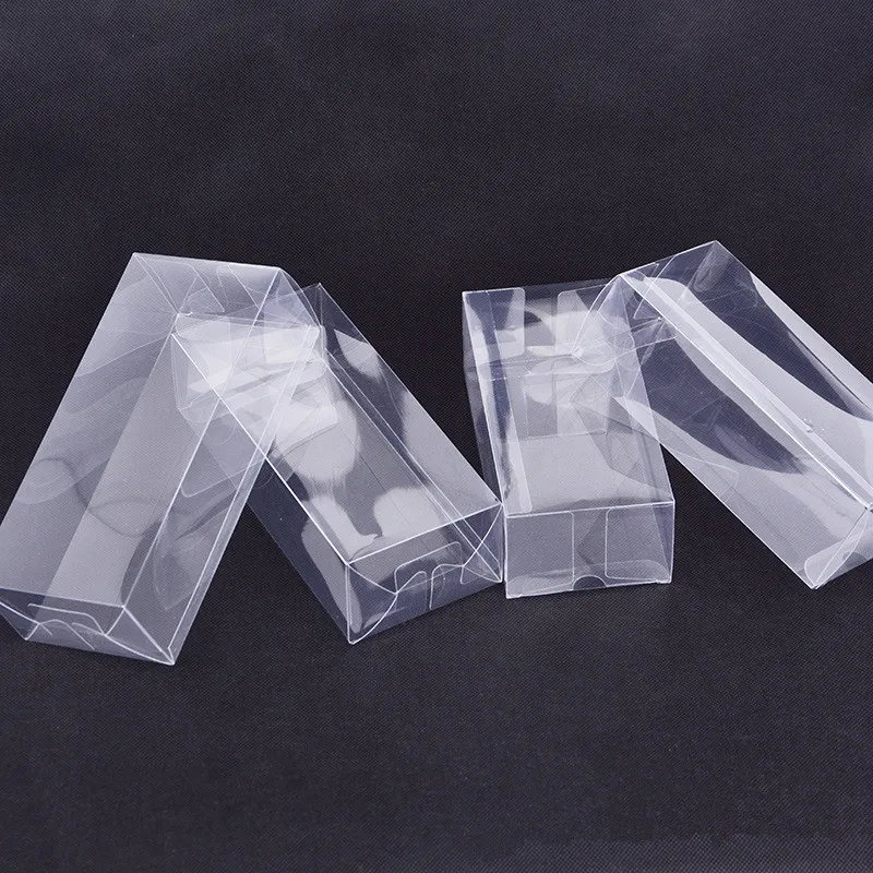 200pcs/lot Large Rectangular Plastic Transparent Box/Clear PVC Plastic Packaging Box Sample/Gift/Crafts Display Boxes