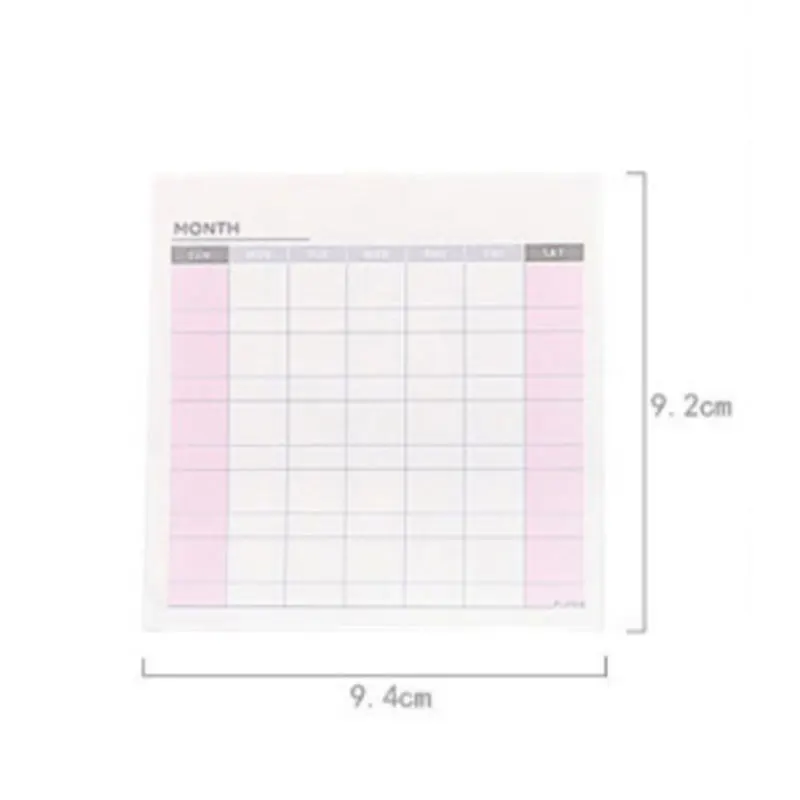 1 PC Cute Kawaii Weekly Monthly Work Planner Book Diary Agenda Filofax For Kids School Supplies