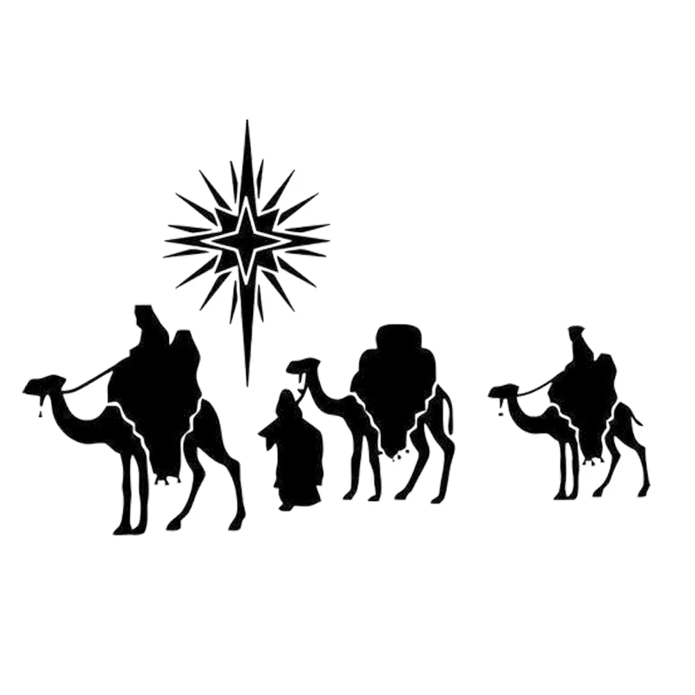 15*10cm Three Wise Men Religion Faith For Vinyl Car Wrap Car Window Truck Laptop Vinyl Decal Sticker
