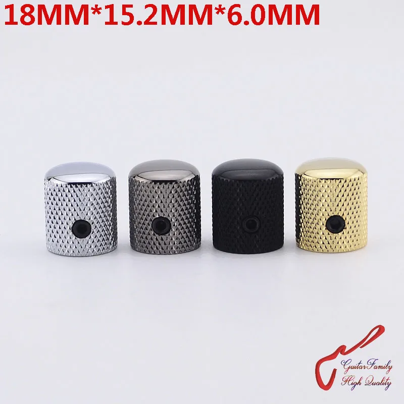 1 Piece GuitarFamily  Dome Metal Knob For Electric Guitar Bass  18MM*15.2MM*6.0MM  ( #0240 ) MADE IN KOREA