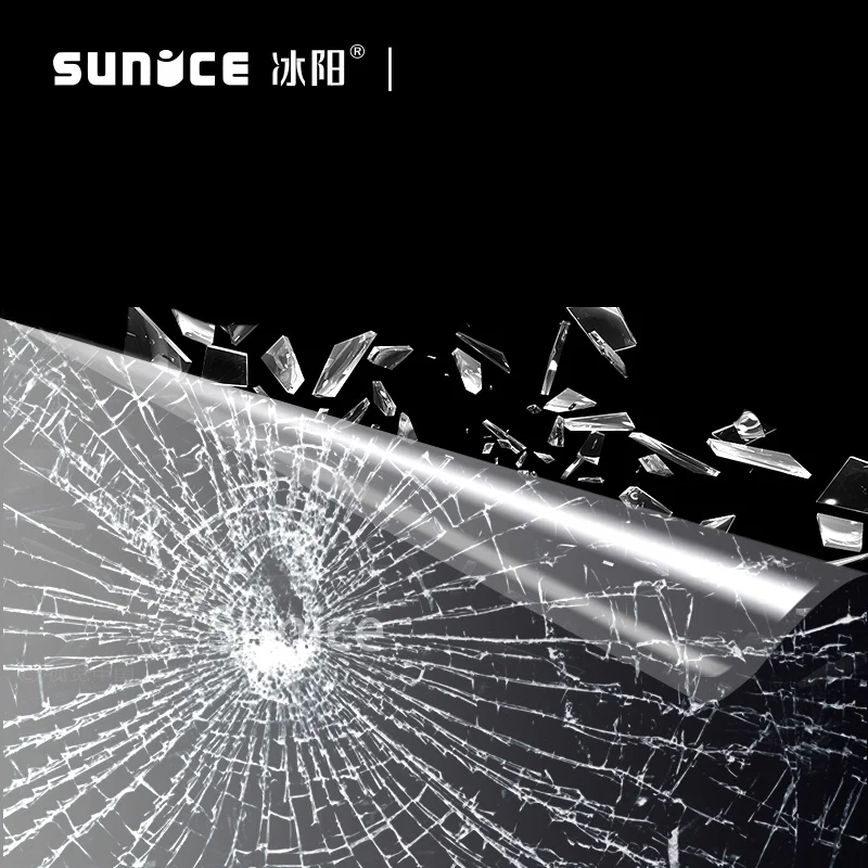 Sunice 45cmx300cm 4Mil Safety&Security Window Film Home Car glass window Protective Film Shatter-Proof glass sticker foils