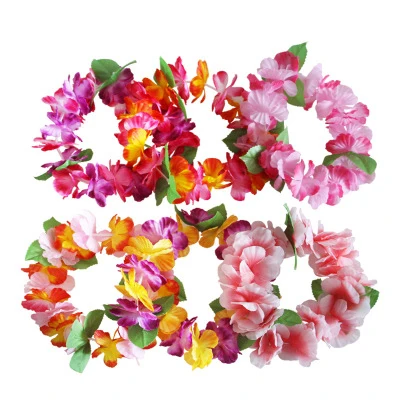 High quality Hawaii head ring, 3 pcs/lot, 6 color, Hawaii head ring, stage prop, flower headwear