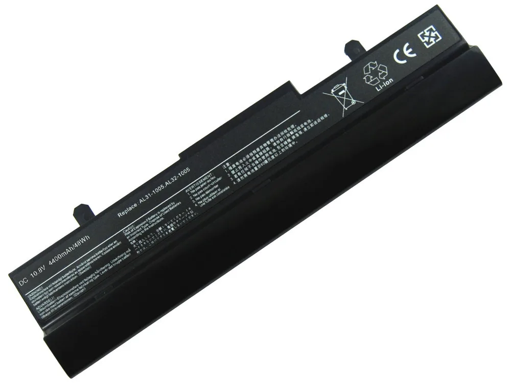 LMDTK BLACK Laptop Battery For Asus1001PX - BLK3X 1001PX-BLK003X 1001PX-WHI002X 1001PX-WHI0065 1001PX-WHI006S