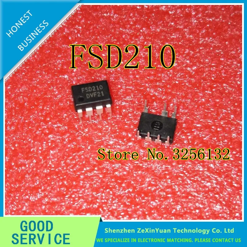 10PCS/LOT NEW FSD210 DIP-7 Induction cooker power chips