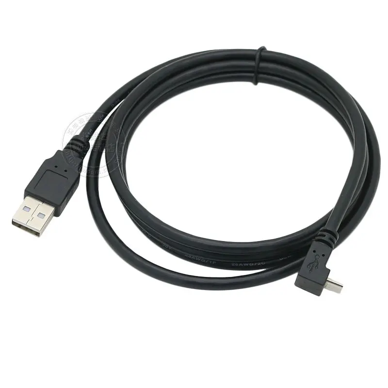 USB 2.0 Maschio a Micro USB Up & Imbottiture e Sinistra e Destra Ad Angolo di 90 Gradi Cavo per il Telefono Cellulare tablet MicroUSB Ad Angolo Cavo