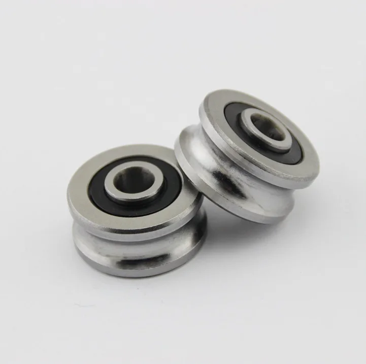 20 Stück/50 Stück SG20 6x24x11mm U-Nut-Rollenlager Rollenrad Umlenkrolle Kugellager Führungsschiene 6*24*11mm – Detail 3
