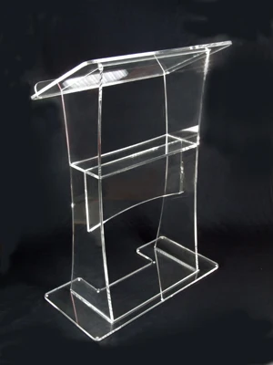 Plexiglass speakers podiums Acrylic podium clear pulpit cheap church pulpit