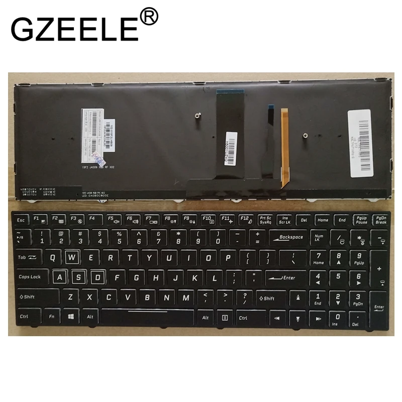 

US laptop Keyboard For Clevo P671HP6-G P650RP6 P650RP6-G CP5S2 CP5A1 CP7S N957 N950KP Backlit with backlight