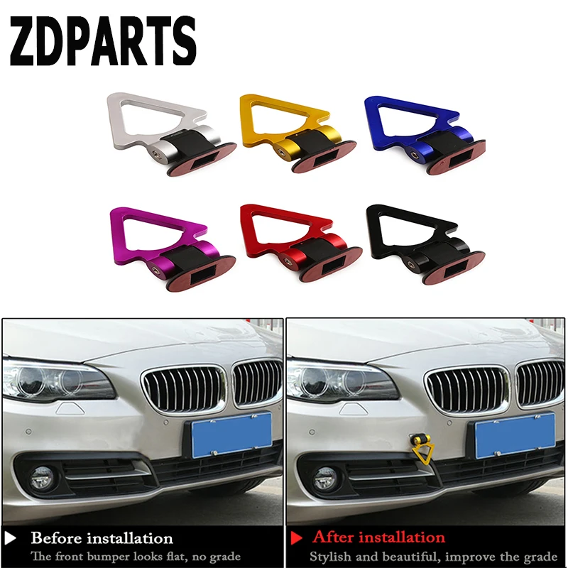 

ZDPARTS Car Auto Trailer Ring Racing Tow Towing Hook Sticker For BMW E46 E39 E60 E90 E36 F30 F10 X5 E53 E34 E30 Mini Cooper Lada