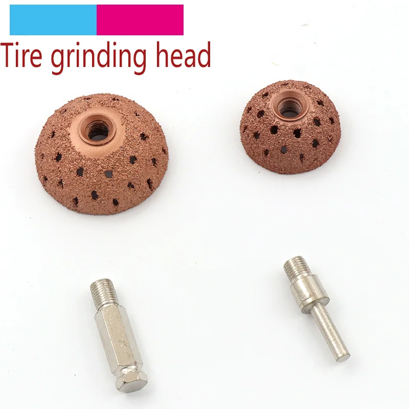 

1pc Grit 40 Buffing Wheel Tungsten Carbide Rasp Contour Cup with Arbor Adaptor Wheel Grinding Professional Tire Repair Tool