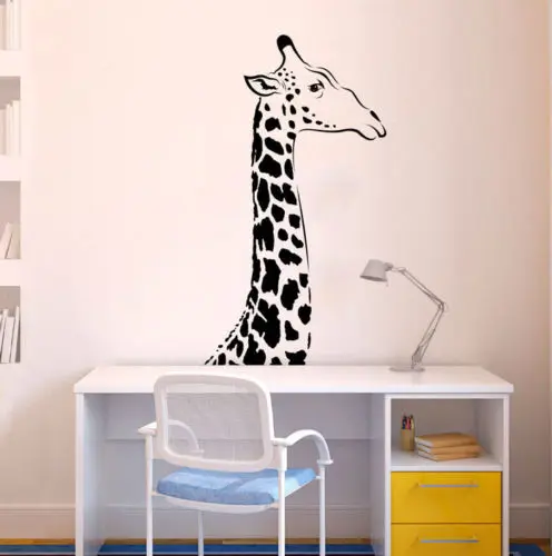 African Mammal Animal Giraffe Wall Decal Art Decor Sticker Vinyl Wall Stickers For Kids Room Nursery Baby Wall Decals Boys D691