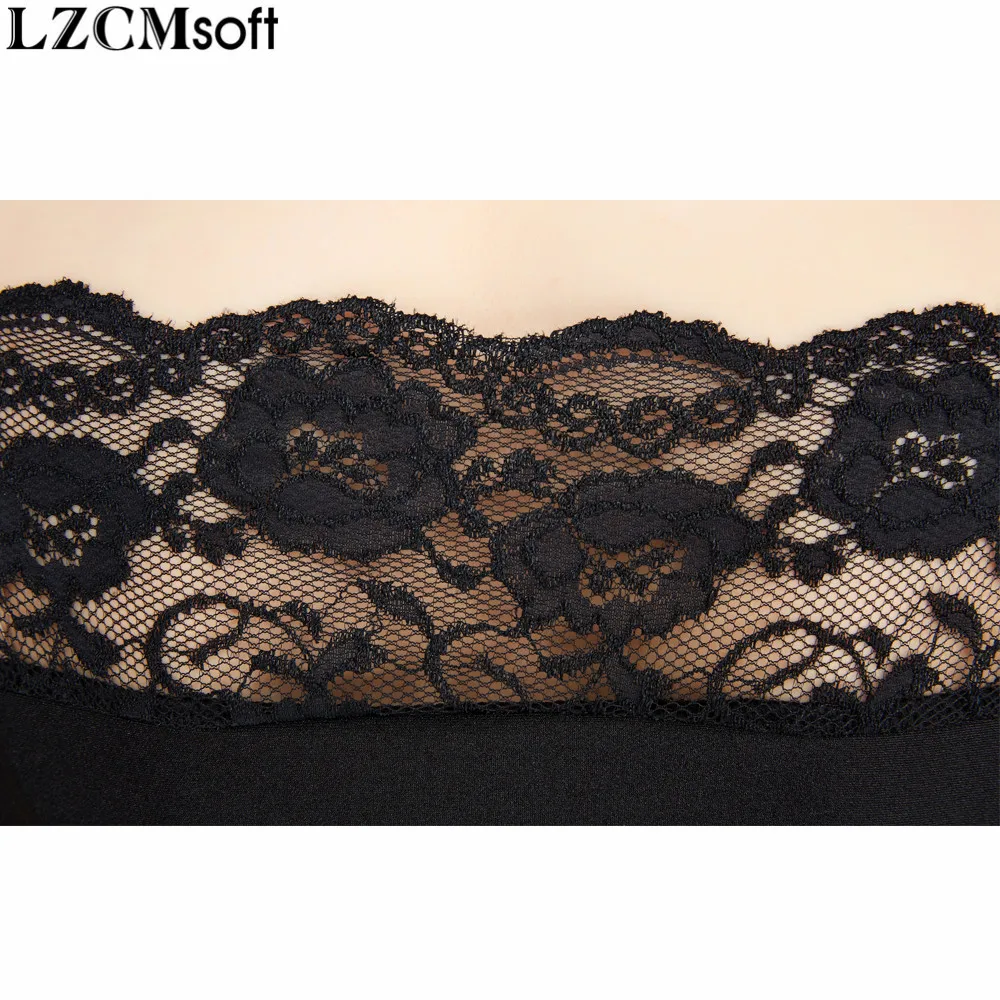 LZCMsoft-Justaucorps noir en dentelle pour filles, justaucorps de ballet à manches courtes en nylon IQUE dex, vêtements de danse pour filles, performance d'équipe