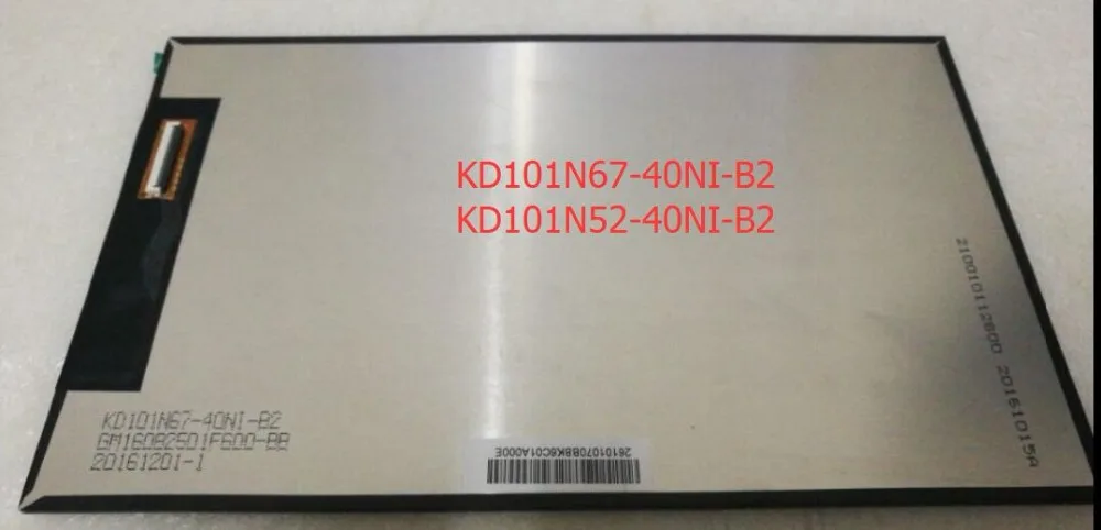 10.1 "KD101N67-40NI-B2 KD101N52-40NI-B2จอแสดงผล IPS KD101N66แท็บเล็ตหน้าจอ LCD