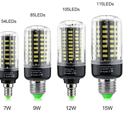 5736 SMD LED Corn Bulb Light E14 E27 G9 GU10 3W 5W 7W 9W 12W 15W LED Spot Light Lamp 110V 220V Energy Saving