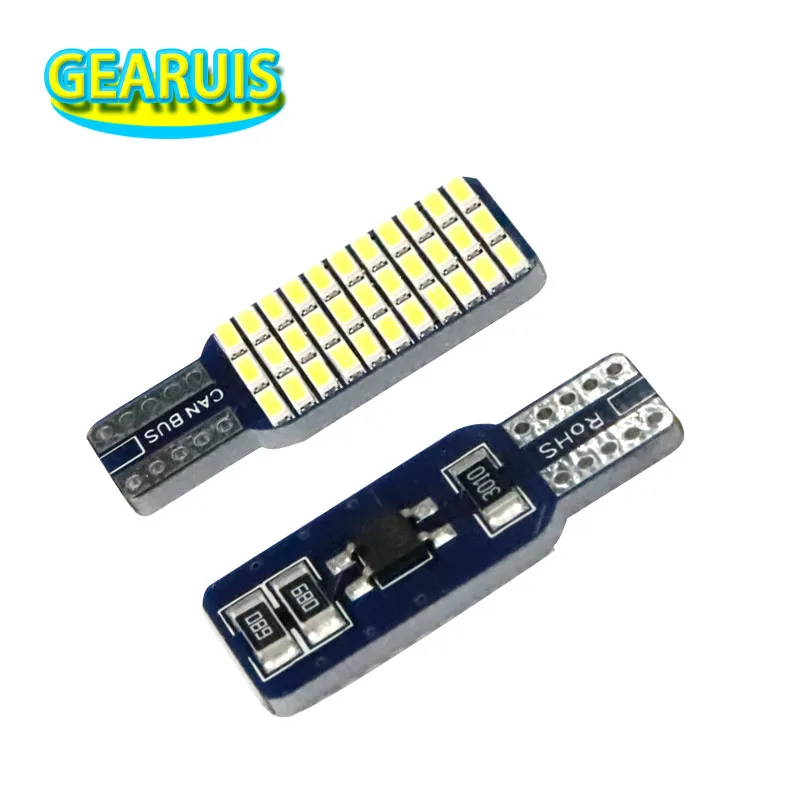 مصباح سيارة led ، مصباح قبة أبيض ، مصباح سيارة LED Canbus T10 100 192 194 W5W ، 33 SMD 168 3014 W DC 12V ، 1.2 قطعة