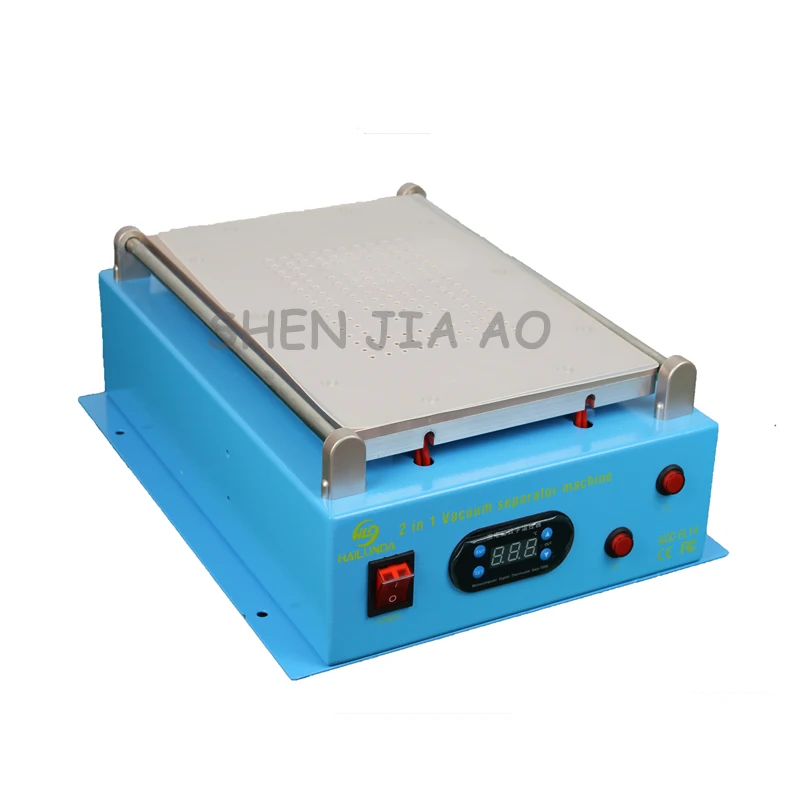 LCD separator machine 14-inch mobile phone screen separator built-in vacuum pump demolition machine 220V 500W 1PC