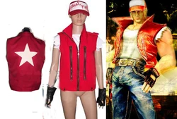 anime products KOF Terry Bogard Cosplay Costume with hat and gloves 110