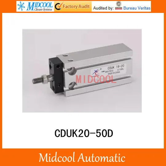 

Multi-position free installation of the cylinder CDUK20-50D bore 20mm stroke 50mm