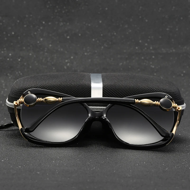 HDCRAFTER Luxury Brand Polarized Sunglasses Women Designer Cat Eye Sun Glasses for Women oculos de sol with Original Box