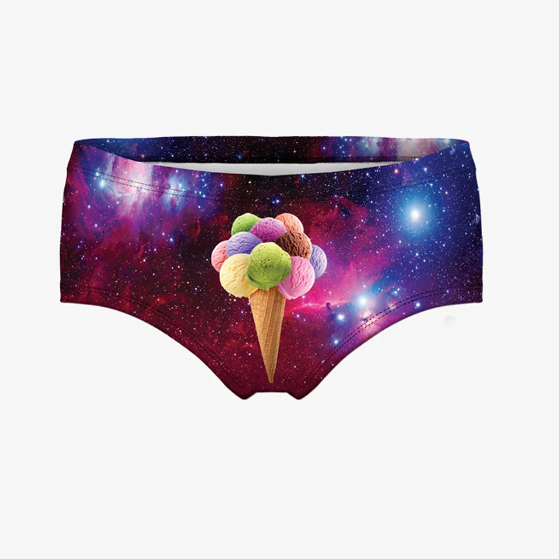 sexy panty women 2016 Hot Sale 3D printed lick itsele letter womens panties briefs female panties