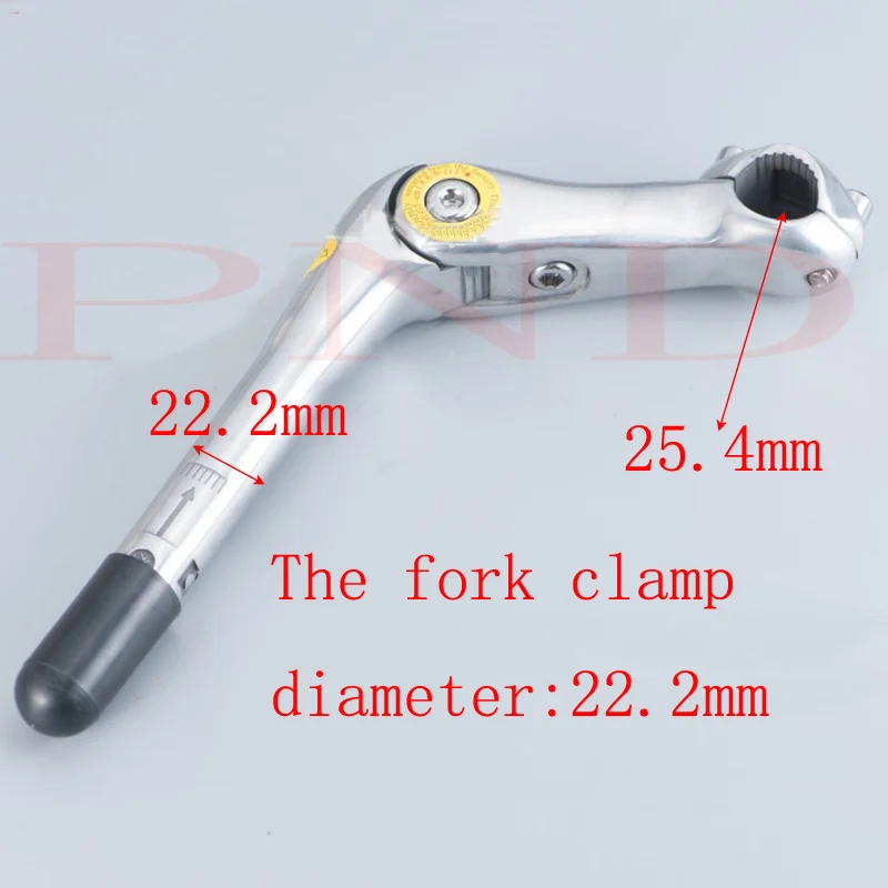 22.2mm and 25.4mm stem mountain bike City bike wagon can be equipped with an adjustable stem BSB026 image 2