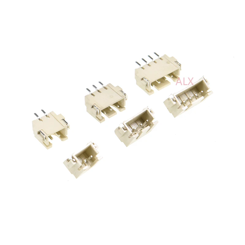 20pcs XH2.54 SMD SMT RIGHT ANGLE connector 2.54MM PITCH MALE pin header 2P/3P/4P/5P/6P/8P/ FOR PCB BOARD LED strip connector