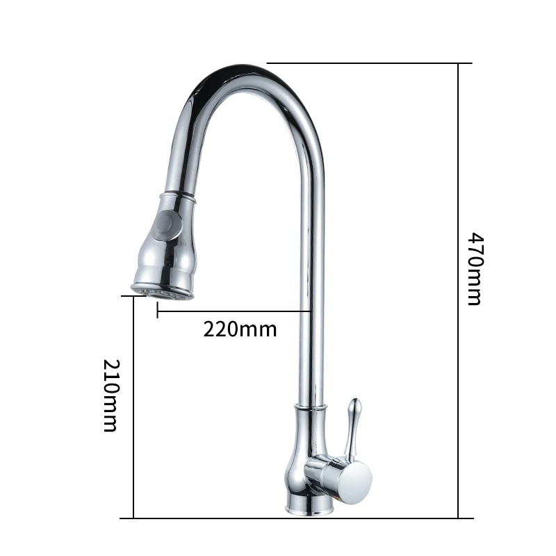 Küche Armaturen Messing Swivel Spray Wasserhahn Chrom 2 Funktionen Küche Waschbecken Wasserhahn Einzigen Kalten Und Warmen Wasserhahn 360 Grad rotierenden