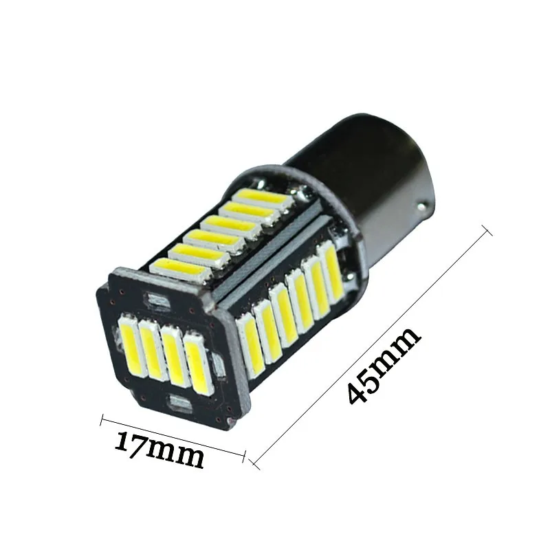 10pcs P21/5 W 1157 BAY15D 28 LED SMD 7020 28SMD 280MA Car Styling Bulbs Auto Tail Brake Light White 6000K 12V