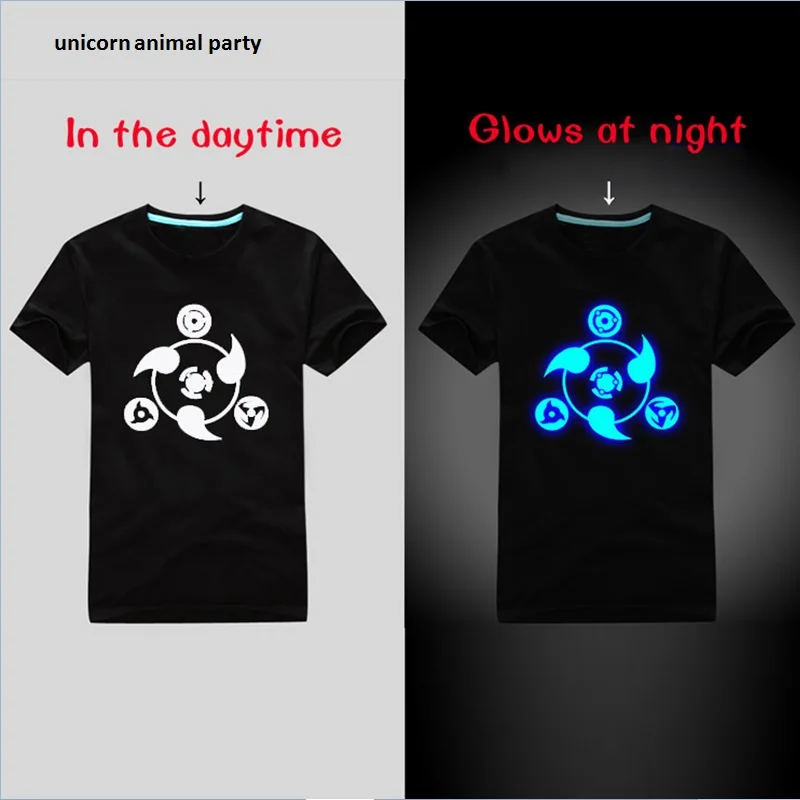 Fashion summer  men's black t-shirts customized fluorescent short-sleeved customized printed teenagers t-shirts.