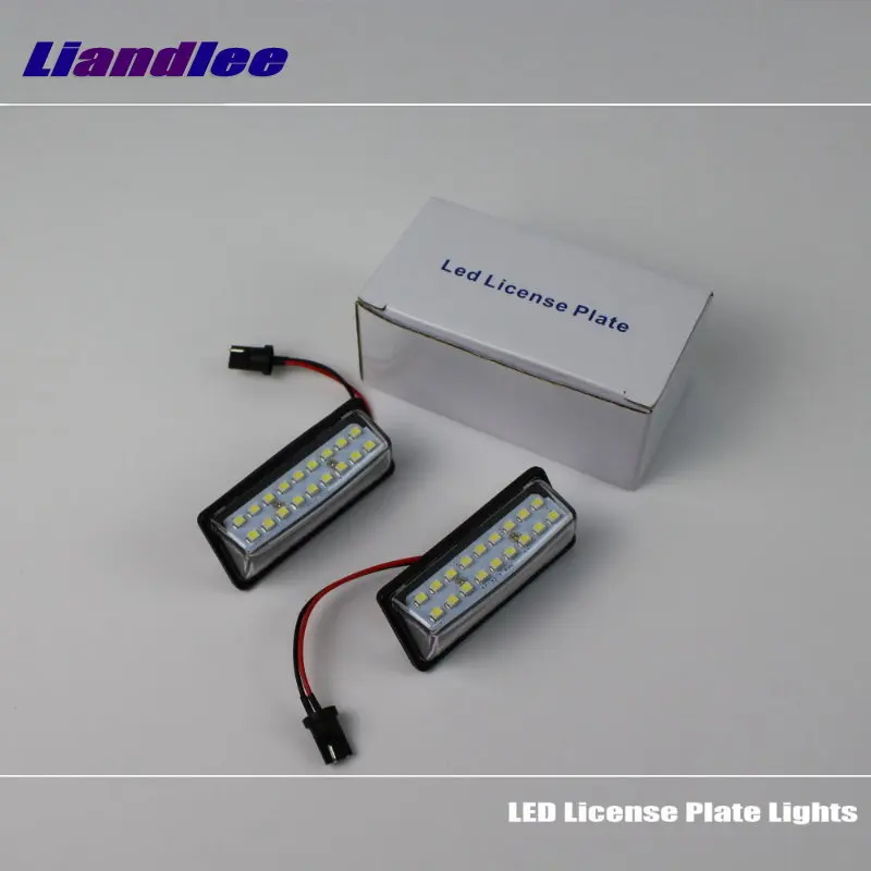 

Liandlee Car License Plate Lights For Infiniti JX35 QX60 QX56 QX80 2011-2015 Auto Number Frame Lamp Bulb LED Accessories