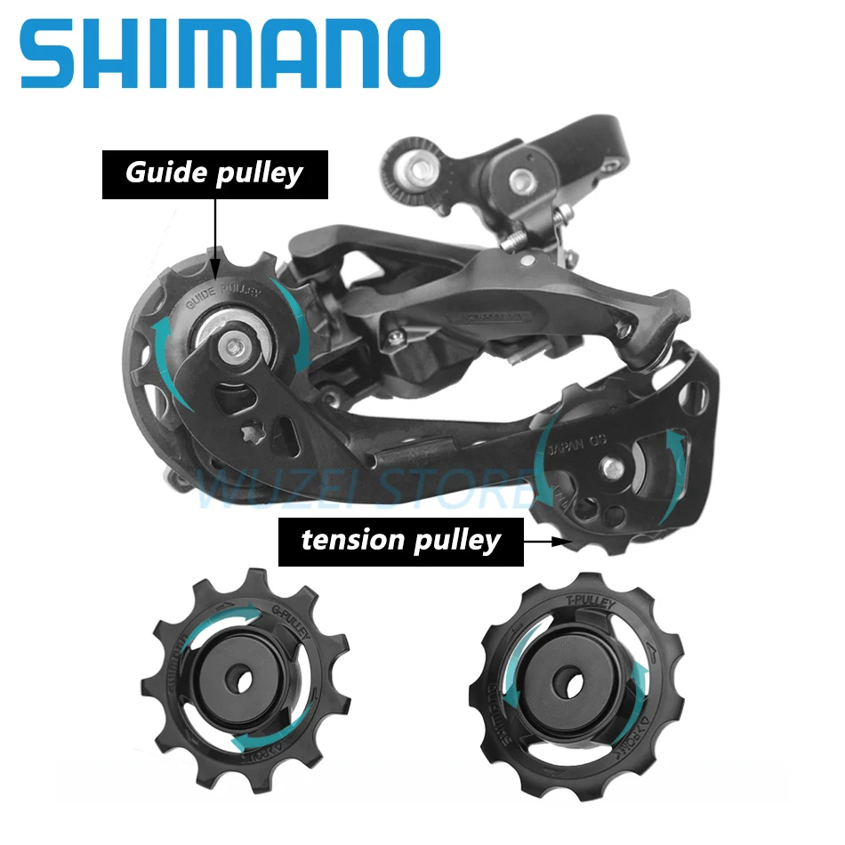 Shimano 11T Bike Pulley set Rear Derailleur Guide Roller RD-5700/T6000/6800/6870/7900/R9000/R9070/R9100/M8000/M663//M9000/M9050