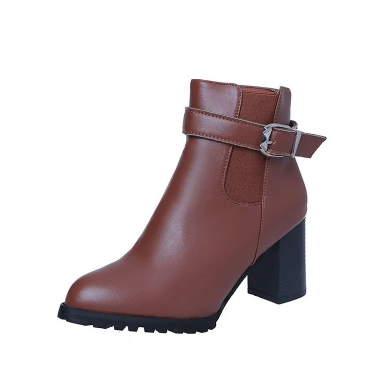 Nowy 2023 Botas Mujer Fashion Women Boots Square Heel Platforms Zapatos De Mujer PU Leather Thigh High Pump Motorcycle Boots